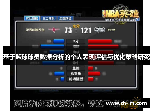 基于篮球球员数据分析的个人表现评估与优化策略研究